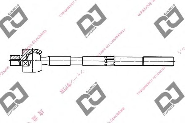 Articulação axial, barra de acoplamento DR1033