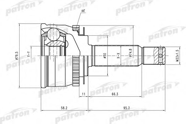 Joint Kit, drive shaft PCV3902