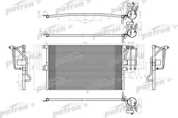 Condensator, airconditioning PRS1040