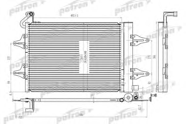 Condensator, airconditioning PRS3639