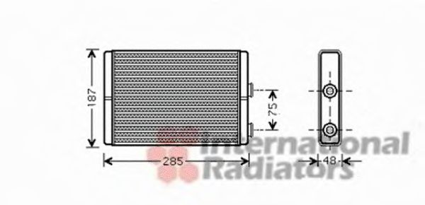 Heat Exchanger, interior heating 17006325