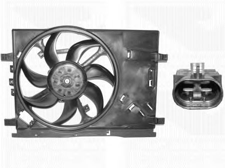 Fan, radiator 1624747
