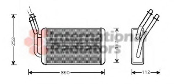 Heat Exchanger, interior heating 18006316