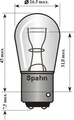 Bulb, brake-/taillight; Bulb, stop light; Bulb, rear fog light; Bulb, tail light; Bulb, fog-/taillight 2015
