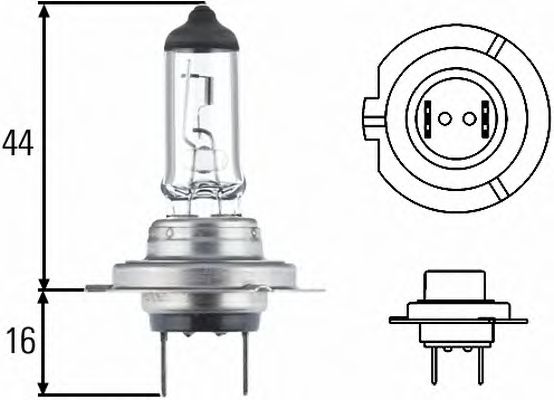 Bulb, headlight; Bulb; Bulb, headlight 8GH 007 157-201