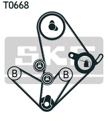 Timing Belt Kit VKMA 95010
