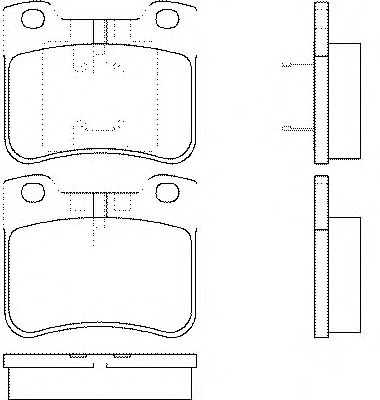 Brake Pad Set, disc brake P 61 059