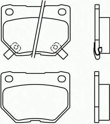 Brake Pad Set, disc brake P 78 016