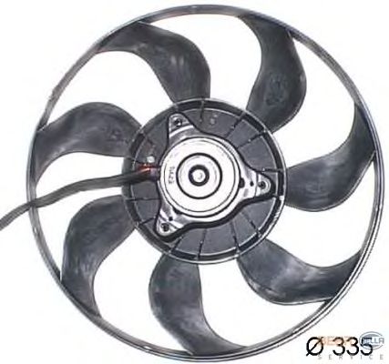 Fan, motor sogutmasi 8EW 351 043-591