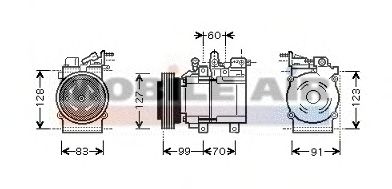 Compressor, airconditioning 6082K138
