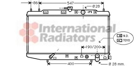 Radiator, engine cooling 60252064