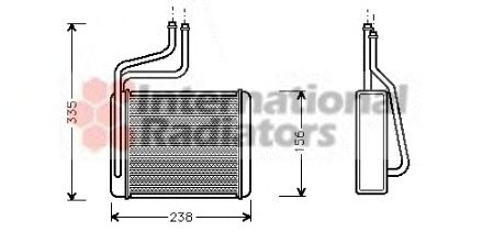 Heat Exchanger, interior heating 60186286