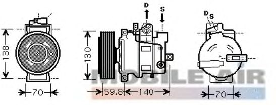 Compressor, air conditioning 6003K295