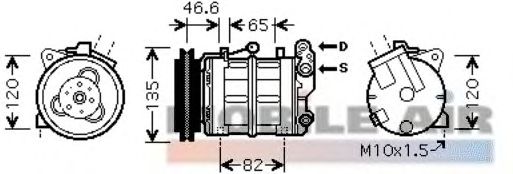 Compressor, air conditioning 6013K313