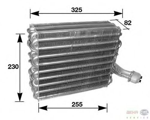 Evaporator, air conditioning 8FV 351 210-311