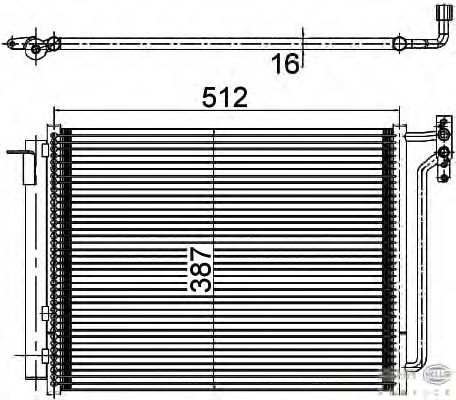 Condensator, airconditioning 8FC 351 309-541