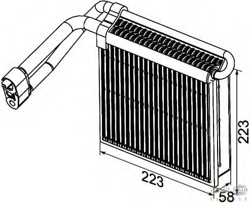 Verdamper, airconditioning 8FV 351 330-761