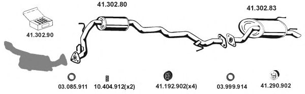 Exhaust System 412047