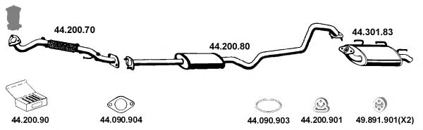 Exhaust System 442009