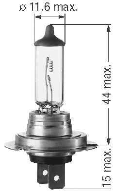 Bulb, headlight 0500112554