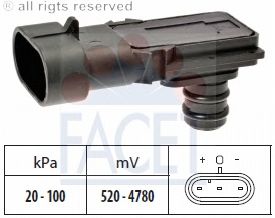 Air Pressure Sensor, height adaptation; Sensor, intake manifold pressure 10.3023