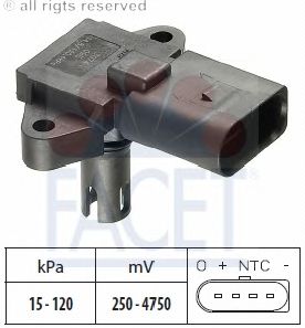 Air Pressure Sensor, height adaptation; Sensor, intake manifold pressure 10.3074