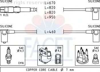 Ignition Cable Kit 4.9654
