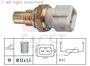 Coolant Temperature Sensor; Sender Unit, coolant temperature; Sender Unit, coolant temperature 7.3191