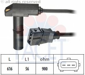 Impulsensor, krumtapaksel; Impulssensor, svinghjul; Sensor, knastakselposition 9.0054