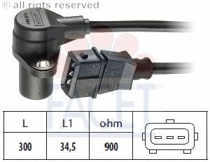 Sensor, crankshaft pulse; Pulse Sensor, flywheel 9.0237