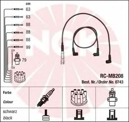 Ignition Cable Kit 0743