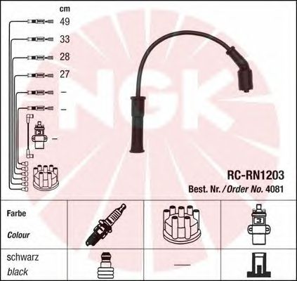 Ignition Cable Kit 4081