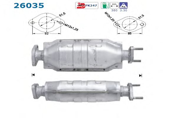 Catalytic Converter 26035