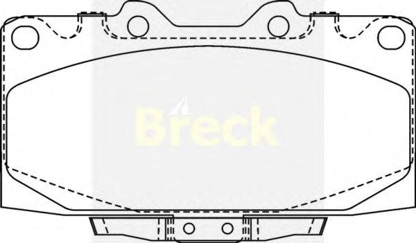 Brake Pad Set, disc brake New 159 C