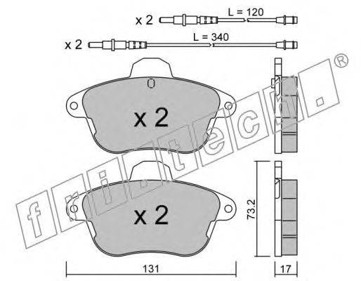Brake Pad Set, disc brake 191.1