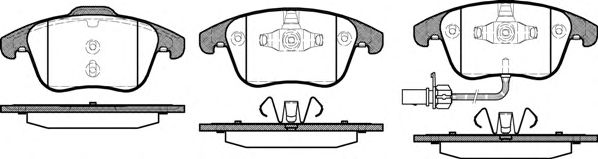 Brake Pad Set, disc brake P13193.11