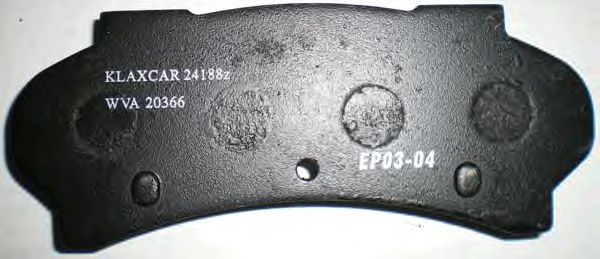 Brake Pad Set, disc brake 24188z