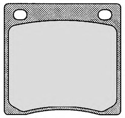 Kit de plaquettes de frein, frein à disque 071.0