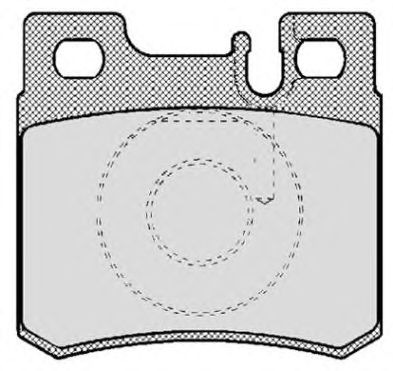 Brake Pad Set, disc brake 481.0