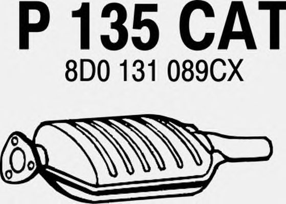 Catalytic Converter P135CAT