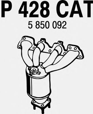 Catalytic Converter P428CAT