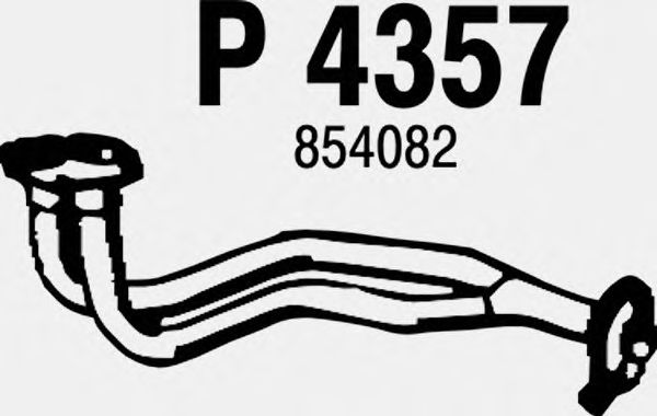 Exhaust Pipe P4357