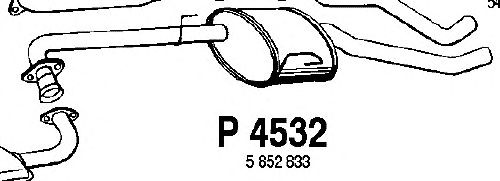 Middle Silencer P4532