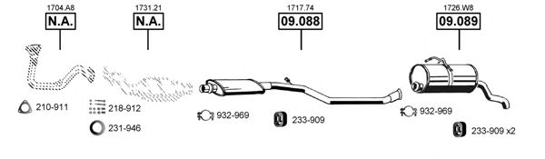 Exhaust System CI090200