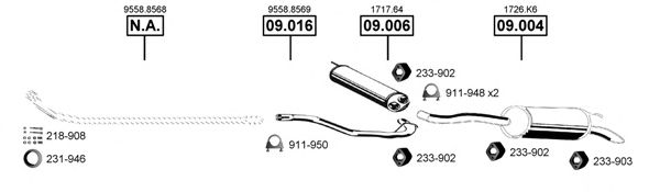 Exhaust System CI090370