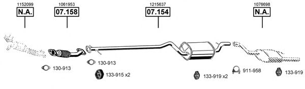 Exhaust System FO072960