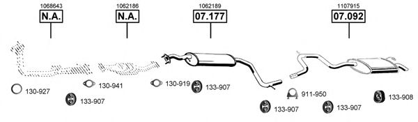 Exhaust System FO073540