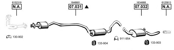 Exhaust System FO074065