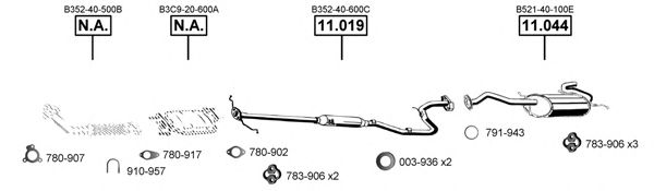 Exhaust System MA110630