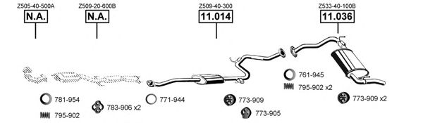 Exhaust System MA111650